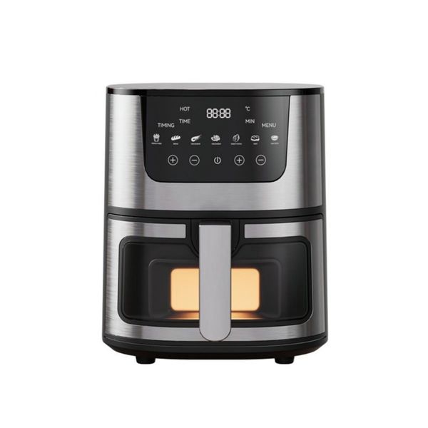 7L Non-Stick Air Fryer,Oilless Oven Healthy Cooker Air Fryer -Silver