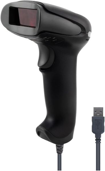 Q-A203 Wireless 1D Barcode Scanner - Handheld USB Barcode Reader