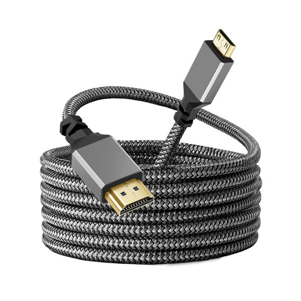 1Meter Mini HDMI to HDMI Cable 4K 60Hz Compatible with Nikon Canon Cameras