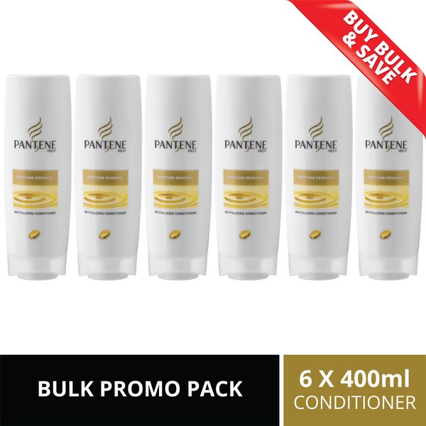 Pantene Pro-V Revitalizing Moisture Renewal Conditioner - 6 x 400ml Bulk Pack