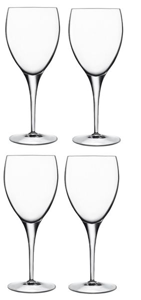 Luigi Bormioli - 380ml Masterpiece Gold Label Glass Reisling - Set of 4