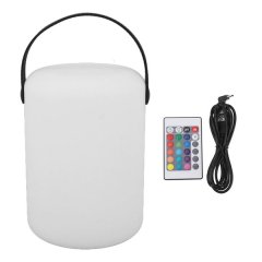 USBRechargeable 16Color Remote Control Cylindrical Handheld Camping Lantern