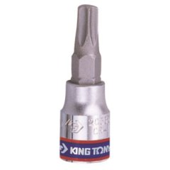 King Tony - Socket Torx - Tamper Proof - 1/4 Inch - T15 x 37mm - 6 Pack