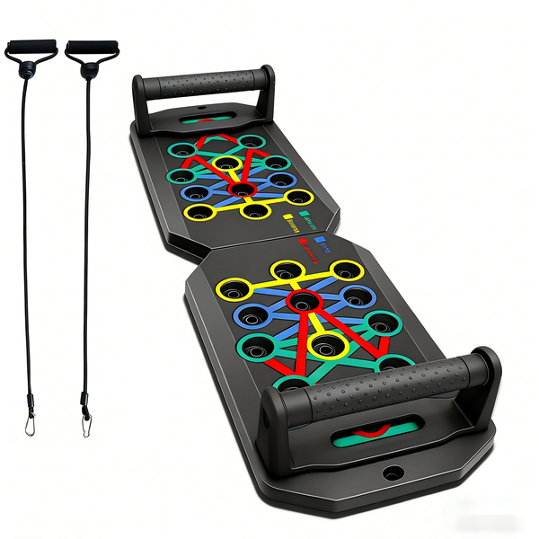 Foldable Push Up Board ,Strength Training, Chest, Arms &amp; Core, Portable Gym
