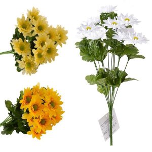 Bulk Pack X 3 Artificial Daisy Bunch