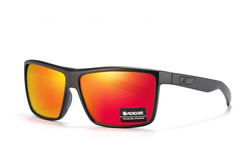 Kdeam KD029 Orange Red Polarized Sunglasses