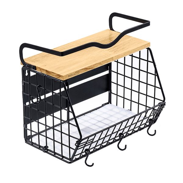 MIkaco Magnetic Wall-Mounted Kitchen Storage Rack-S