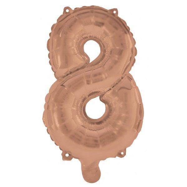 37 Inch Air-Helium Rose Gold Foil Balloon 8