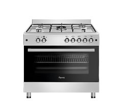 Ferre F9S50G2.HI Free Standing Full Gas Cooker and Oven 5 Burners with Wok