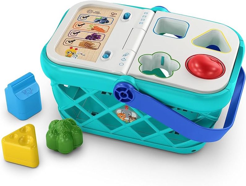 Baby Einstein Hape Magic Touch Shopping Basket Pretend to Shop Toddler Toy