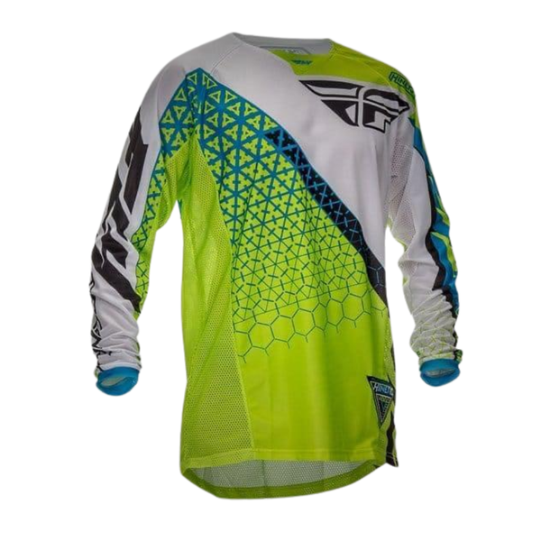 Fly Kinetic Trifecta Green/ White Jersey