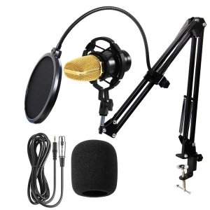 Wired Condenser Microphone Kit For Studio Recording