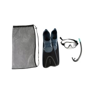 Subea Adult Snk500 Snorkelling Kit With Fins, Mask And Snorkel