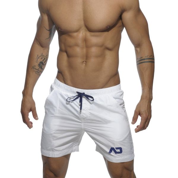 Addicted Basic Swim Long Shorts - White
