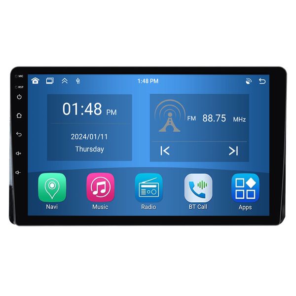 4G+64G Car Radio CarPlay GPS Compatible with Highlander Kluger 2022