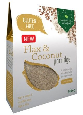 Health Connection Wholefoods Flax &amp; Coconut Porridge - 300g