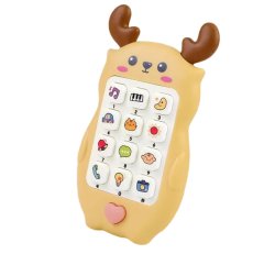 Music Sound Baby Phone Toy with Teether Sleeping Educational Toy Gifts