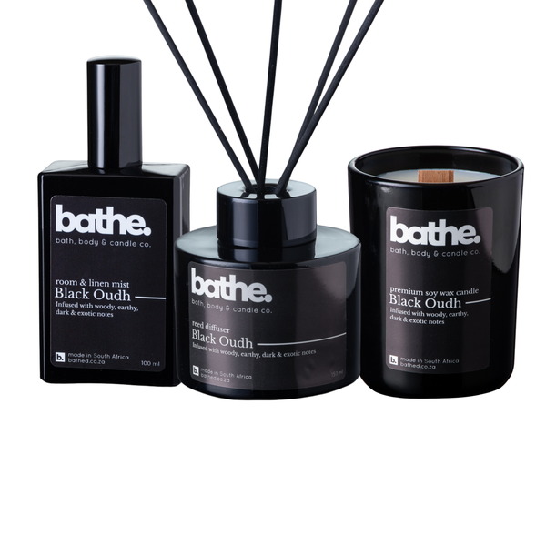 Black Oudh Home Fragrance Set