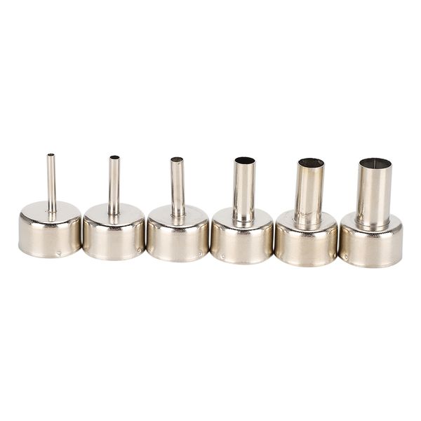 6PC Hot Air Nozzles 3-12mm for 858D