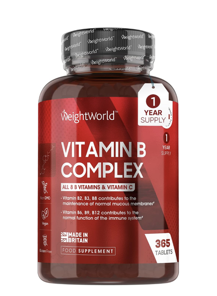 Vitamin B Complex High Strength Tablets 1 Year Supply