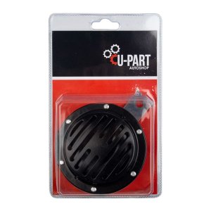 U-Part Autoshop Flat Round Hooter - 12V