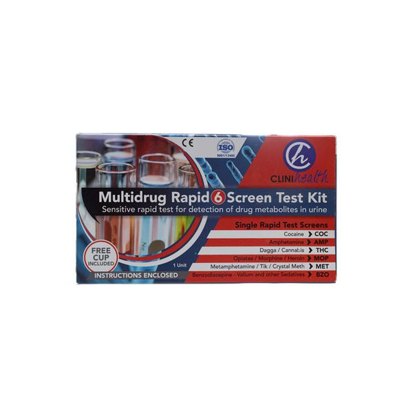 50 Pack - 6 Multi Panel Drug Test Kit