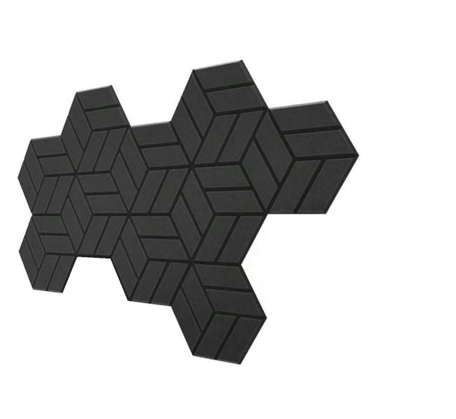 Hexagon Soundproof Foam Wall Panels - 6 pack