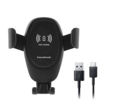 InnovaGoods - Mobile Phone Holder with Wireless Charger for Cars Wolder