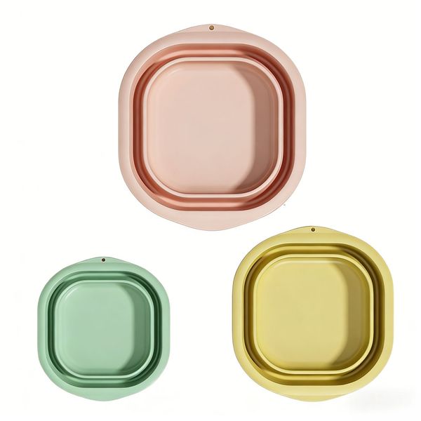 Collapsible Wash Basin Set - 3 Sizes