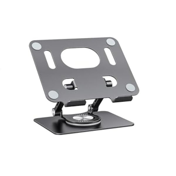 Swivel Tablet Stand Holder 360 Rotating Adjustable Aluminum Foldable iPad