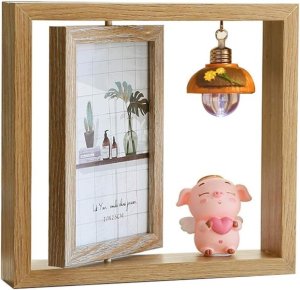 YB Sparkle -Double-Sided Photo Frame Picture Frame for Table Desk Top