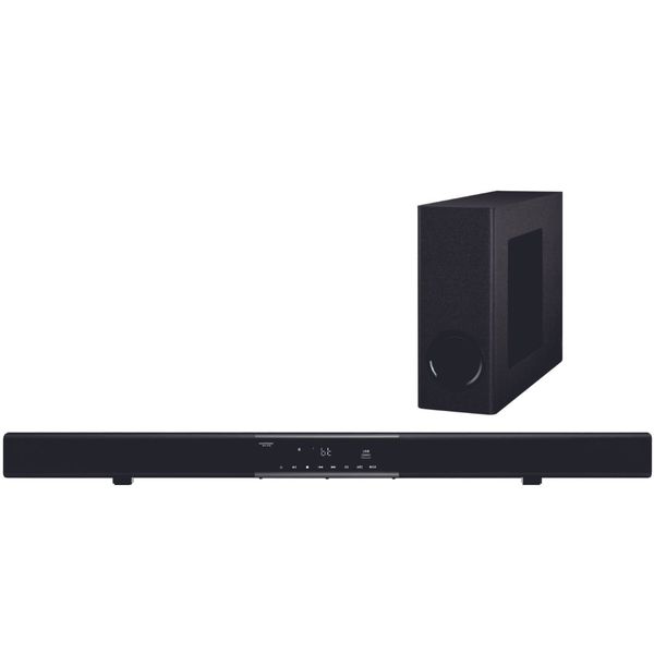 Supersonic 2.1 240W TidalWave Series Soundbar &amp; Wired 6.5" Subwoofer 102A