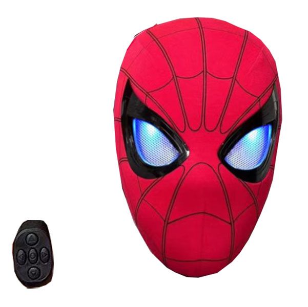 Eye-Movable Electric Blinking Glowing Spider-Man Headpiece