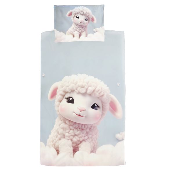 Lamb on a Cloud Cot Set