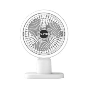 Mini Portable USB Rechargeable Night Light Cooling Tabletop Fan