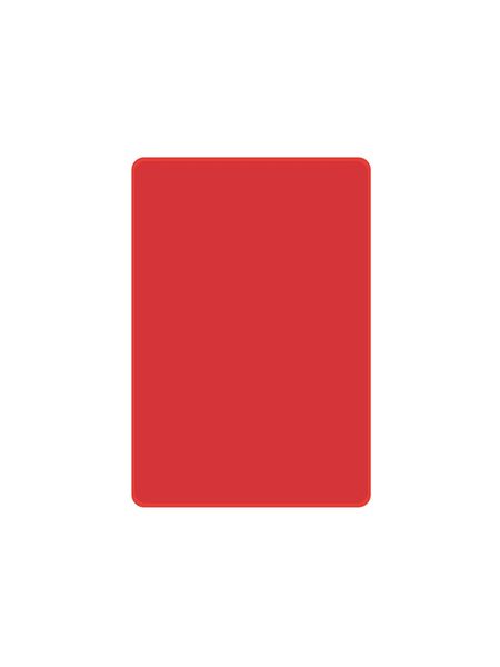 Cater Basix nylon cutting board red 500x380x13mm