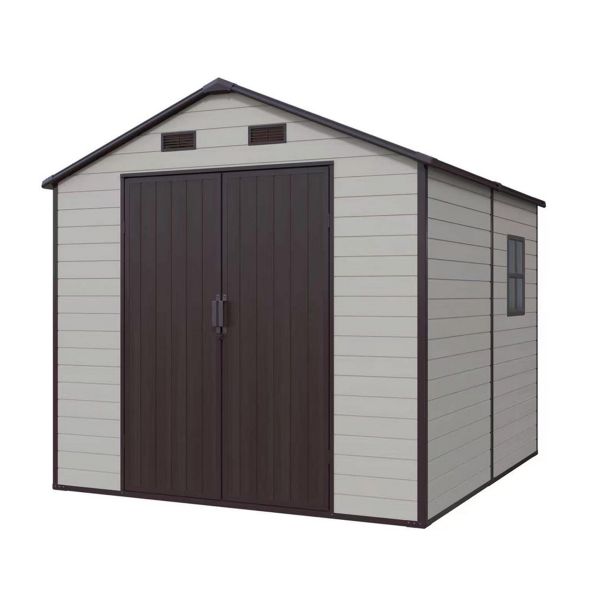 Modern &amp; Durable Weather-Proof Storage Shed 2,4m x 2.4m - 8ft x 8ft