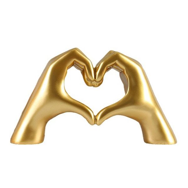 Gold Gesture Decoration for Living Room Bedroom Elegant Wedding Gift