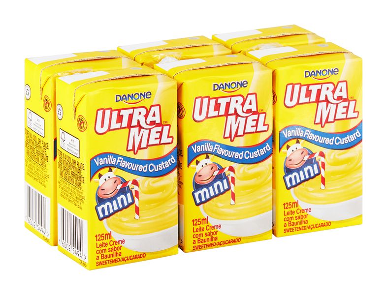 Ultra Mel Custard Vanilla - 125ml Pack of 6