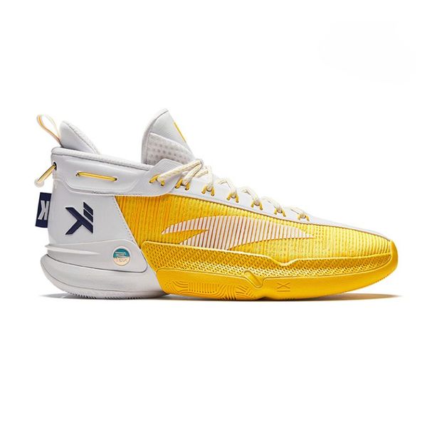 Anta Men's Klay Thompson KT9 Basketball Shoes - White/Yellow
