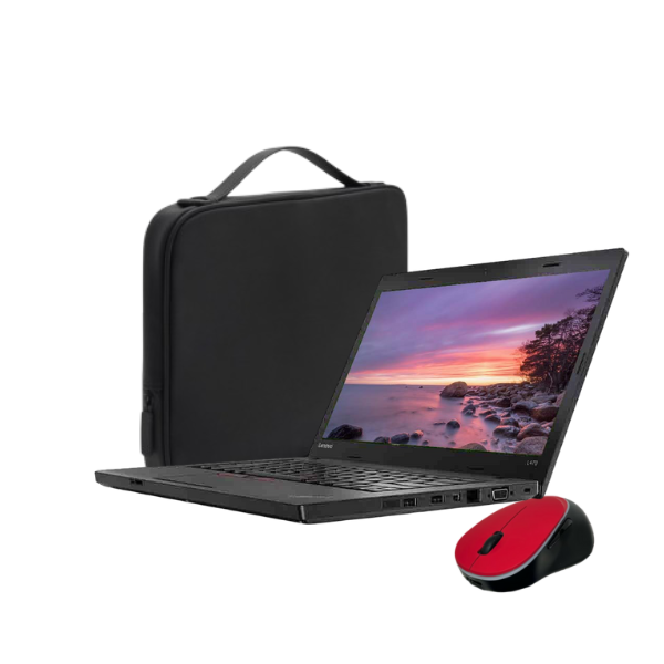 Certified Pre-Owned Lenovo L470 - Intel i5 6th Gen 8GB RAM 256GB SSD Set