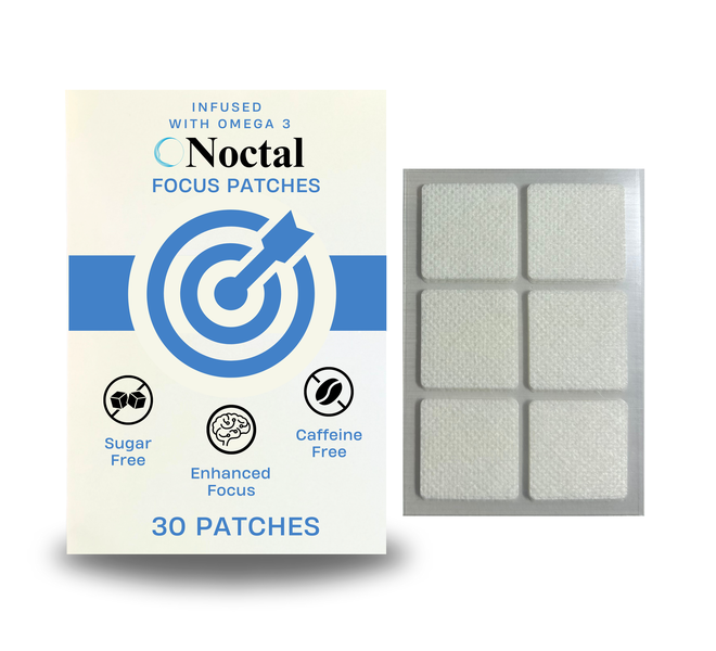 Noctal Focus Patches - Omega 3 &amp; B-Vitamins for Enhanced Focus &amp; Clarity
