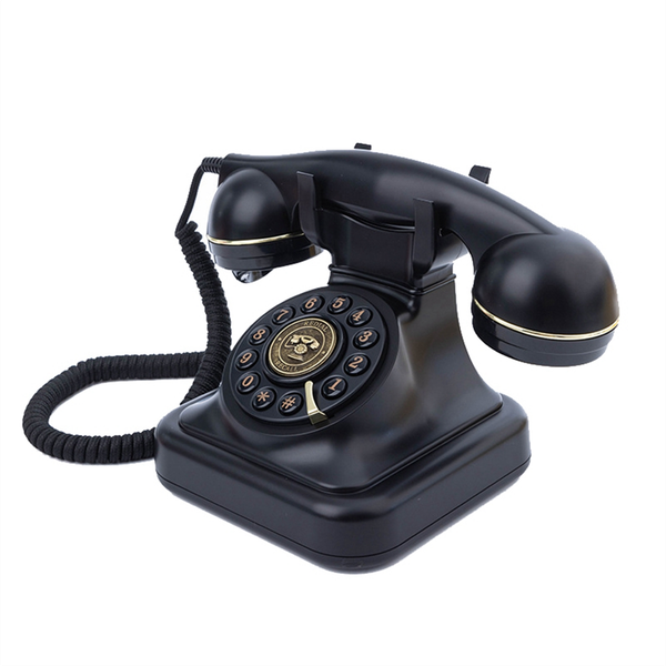 Retro Plug-in Household Fixed Wired Landline, Ancient European Style