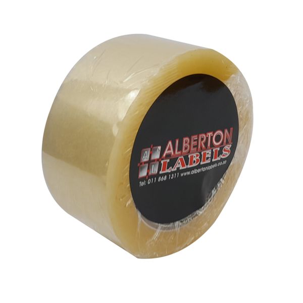 Alberton Labels - 100m Clear Packaging Tape (Clear Tape) x 48mm - Big Roll