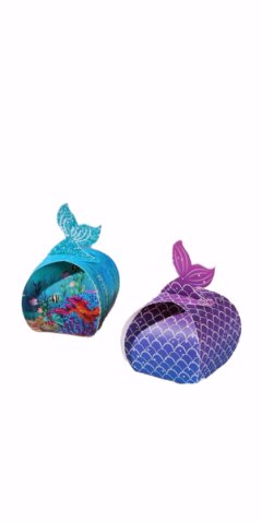 Mermaid Tail Candy Box - Set of 10
