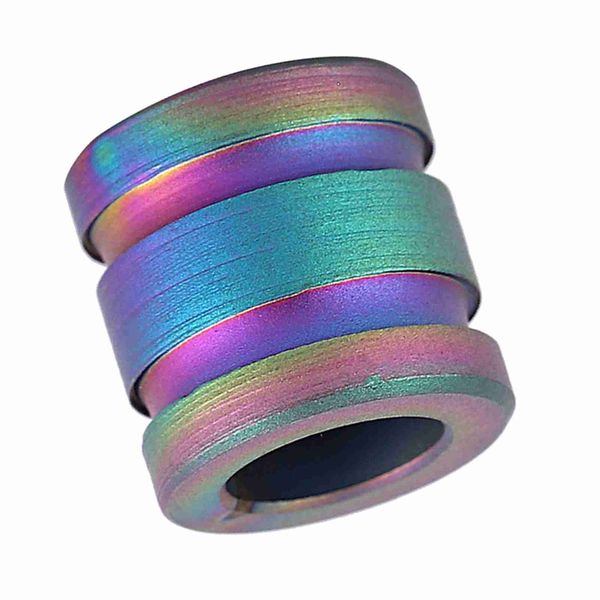 Titanium EDC Pendant Bead for Paracord Lanyard, Colorful