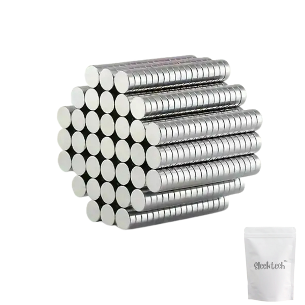 SleekTech N35 Neodymium Rare Earth Disc Magnets 3mm x 1mm - 100 Pack