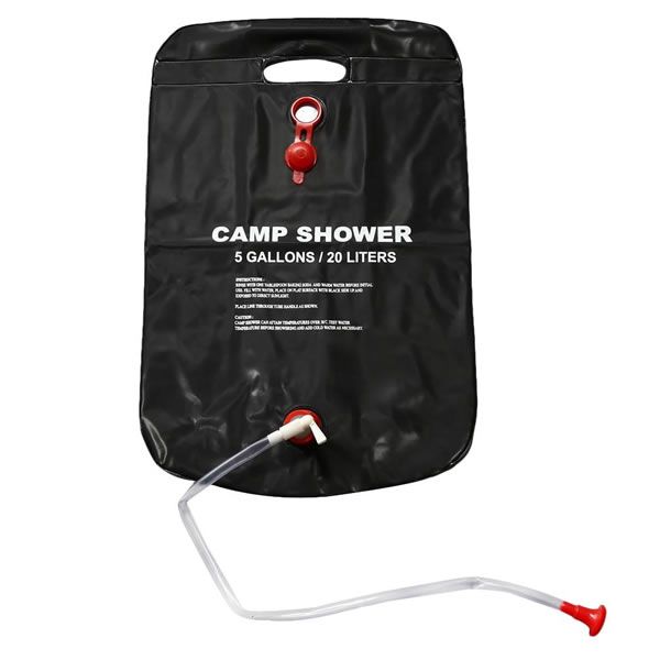 Upbeat 20L Portable Outdoor Camping Solar Heated Shower Bag