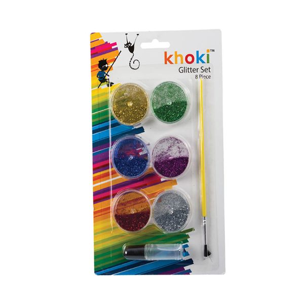 Bulk Pack x 6 Art+Craft Glitter Set 8pcs Per Pack