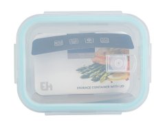 Glass Storage Container With Flip Lock Lid 1000ML -19x13x5.5CM
